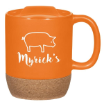 14 Oz. Cork Base Ceramic Mug