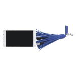 2-In-1 Charging Cables On Tassel Key Ring